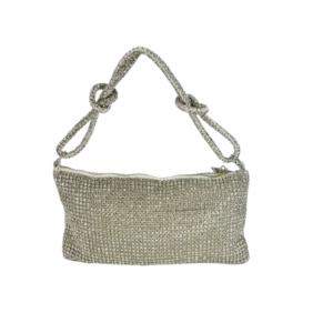 Crystal Rhinestone Baguette Shoulder Bag
