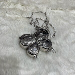 Butterfly Mini Metallic clutch